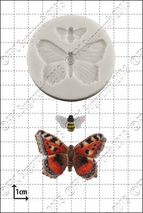 'Butterfly & Bee' Silicone Mould